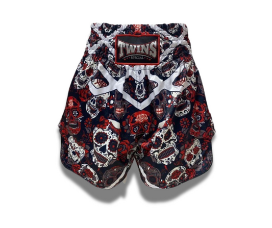 Twins Muay Thai Shorts -TBS Caraveras Red