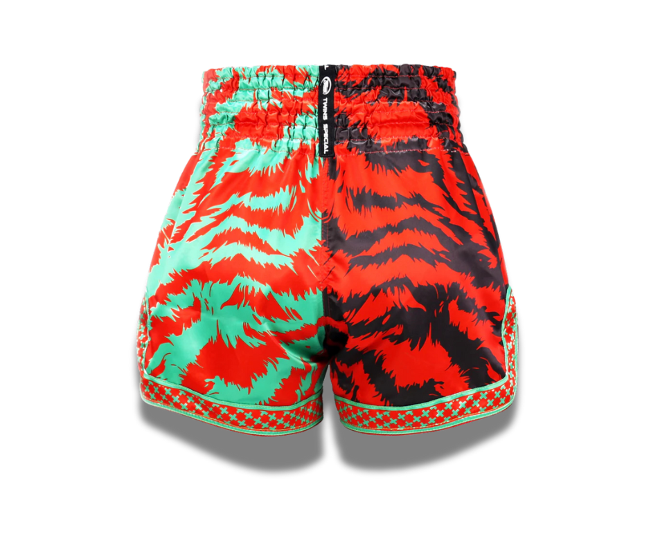Twins Muay Thai Shorts -TBS-Jungle Black Green