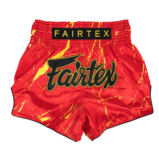 Fairtex Muay Thai Shorts - Orange Crack - KICKPUNCHELBOW