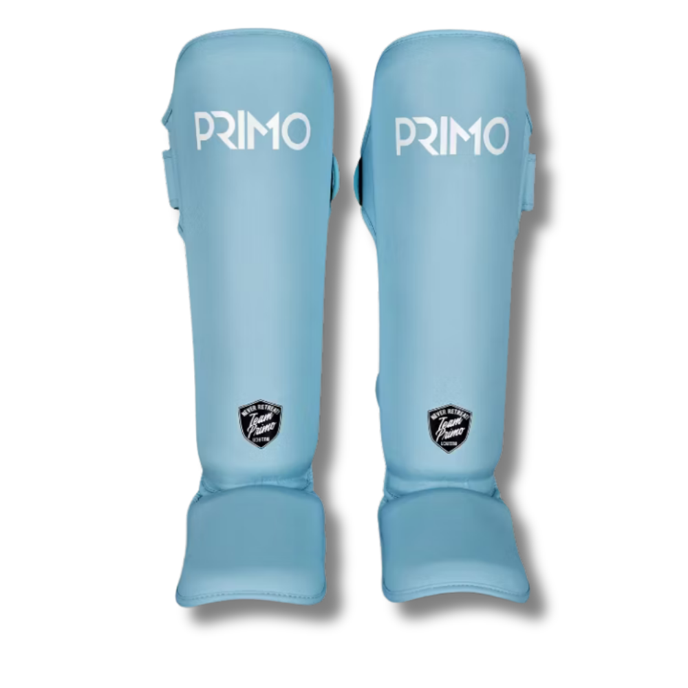 Primo Shin Guards Semi Leather artic Blue