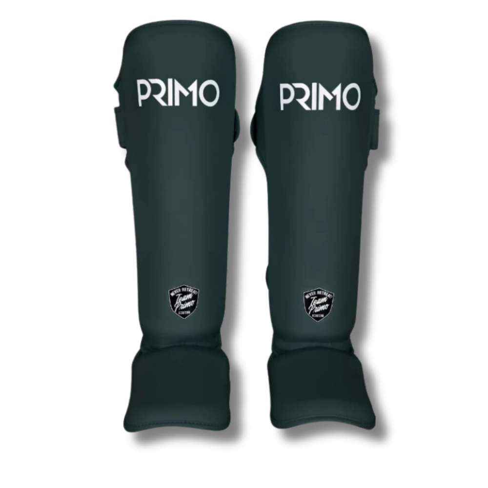 Primo Shin Guards Semi Leather Army Green