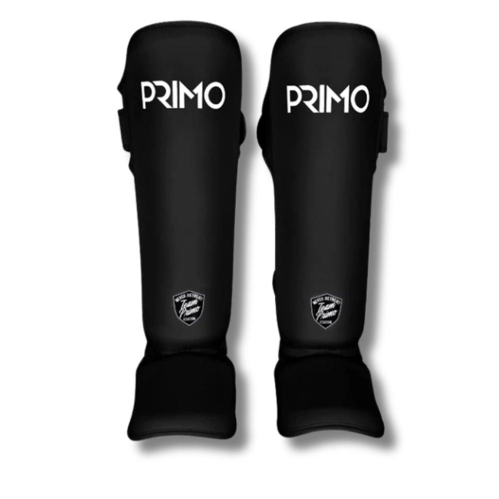 Primo Shin Guards Semi Leather Black
