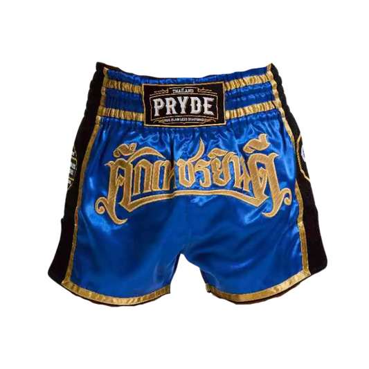 Pryde Muay Thai Shorts - Petchyindee (Blue)