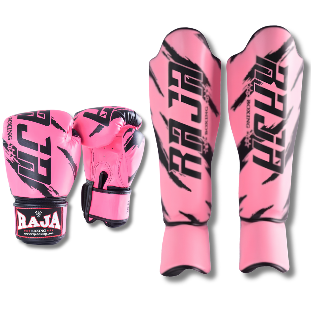 Raja Boxing - Sparring Set - Microfibre Streak V3 - Pink