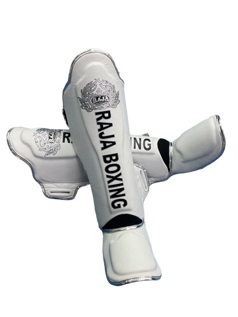 RAJA -Semi Leather Raja Shin Guards Lightweight. - KICKPUNCHELBOW
