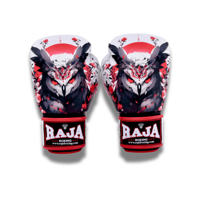 Raja Fancy Gloves  - Night Crimson Semi Leather