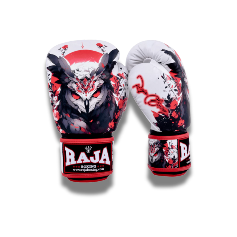 Raja Fancy Gloves  - Night Crimson Semi Leather