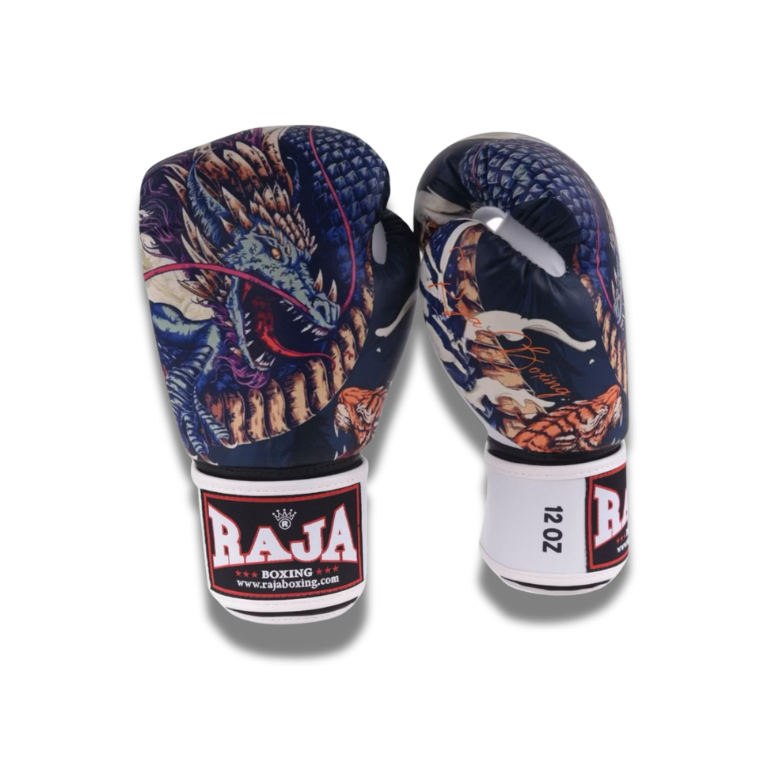 Raja Fancy Gloves - Blue Dragon