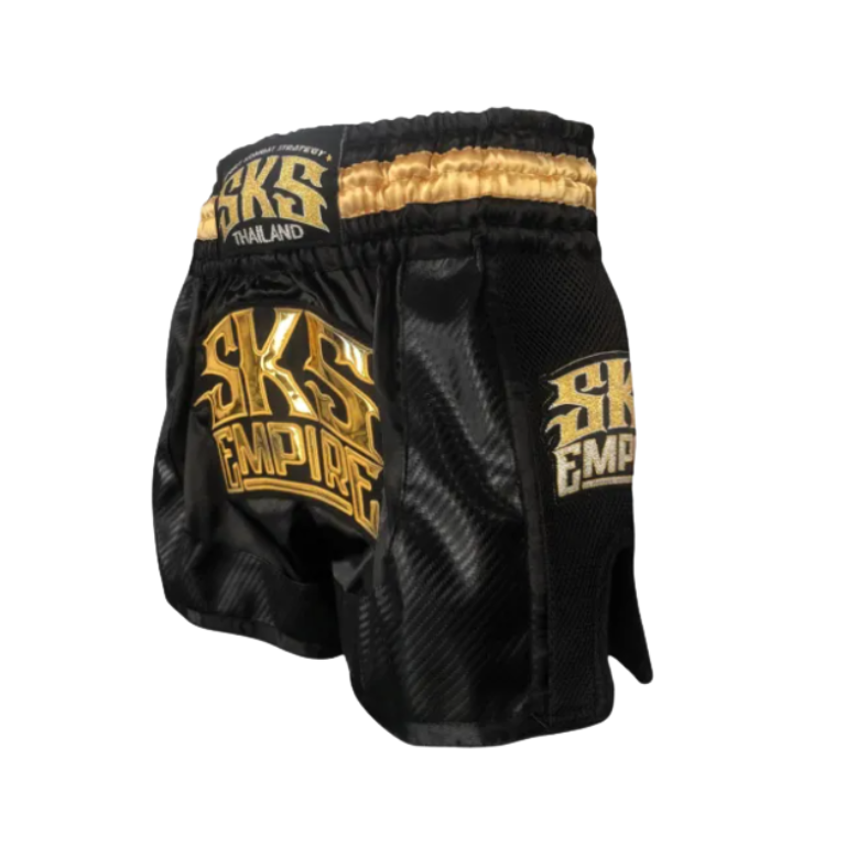 SKS Empire Muaythai Thai Shorts - Kevlar (black)