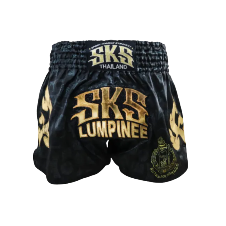 SKS Empire Muaythai Thai Shorts - Lumpinee (Black)