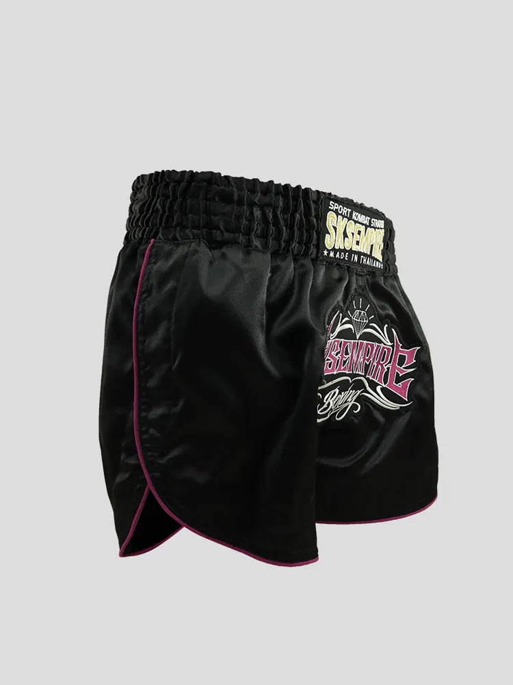 SKS Empire Muaythai Thai Shorts - Retro (Pink)