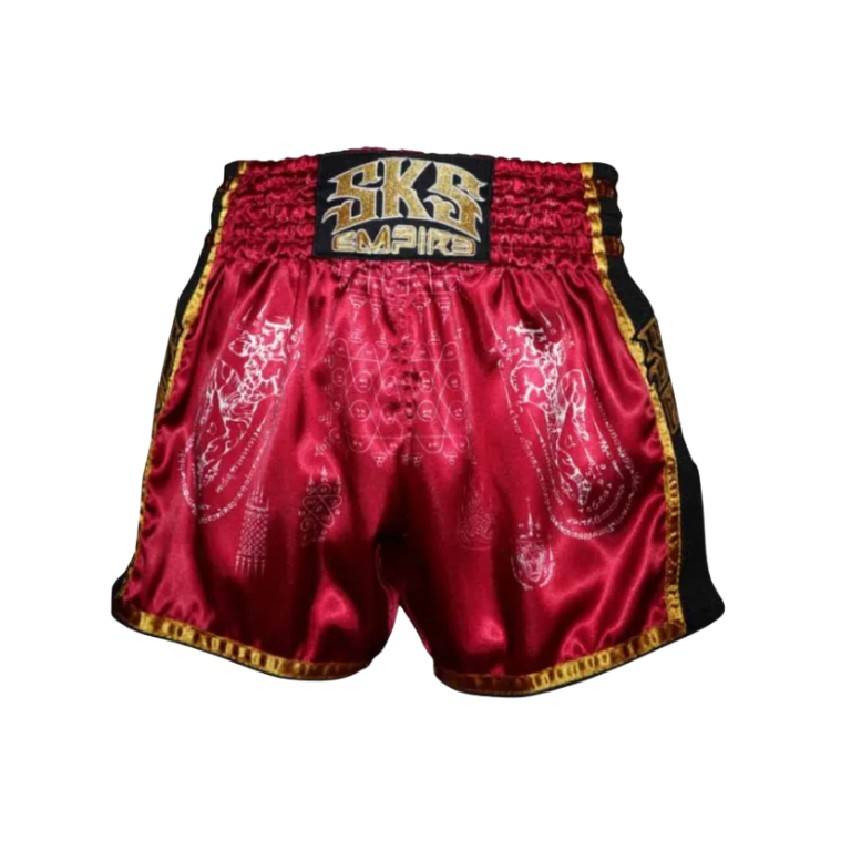 SKS Empire Muaythai Thai Shorts - Sakyant (Red)
