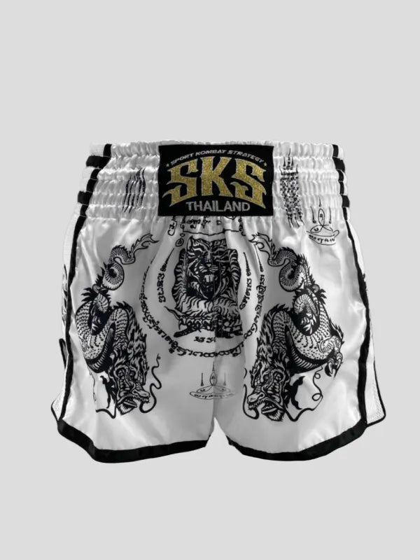 SKS Empire Muaythai Thai Shorts - Sakyant Tiger&Dradgon