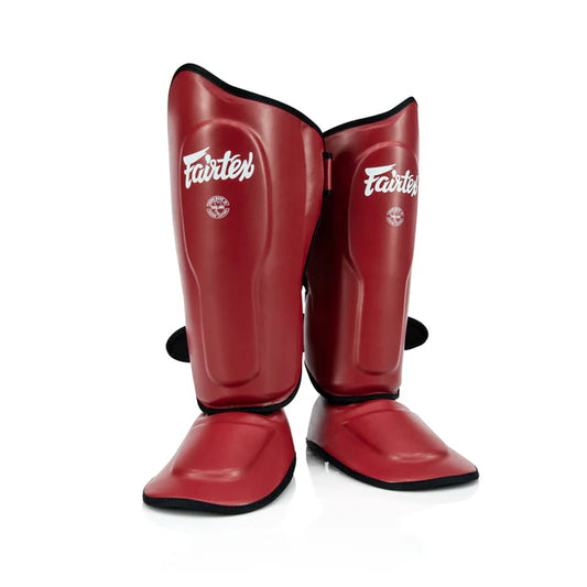 Fairtex SP9 Ultra Ergo Shin Guards Red