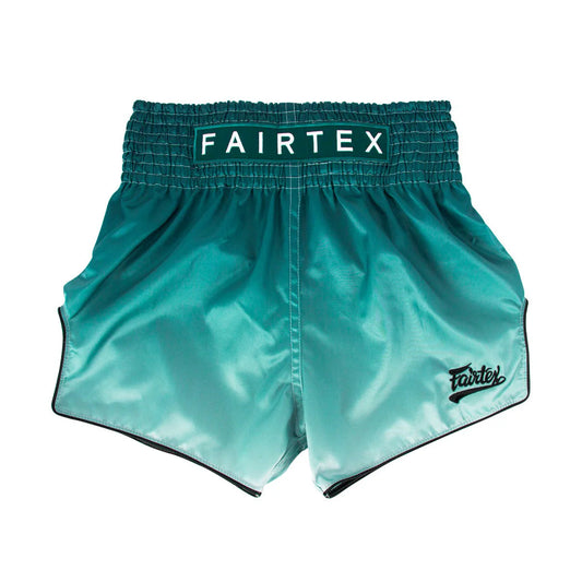 Fairtex Muay Thai Shorts - Shaded Green - KICKPUNCHELBOW