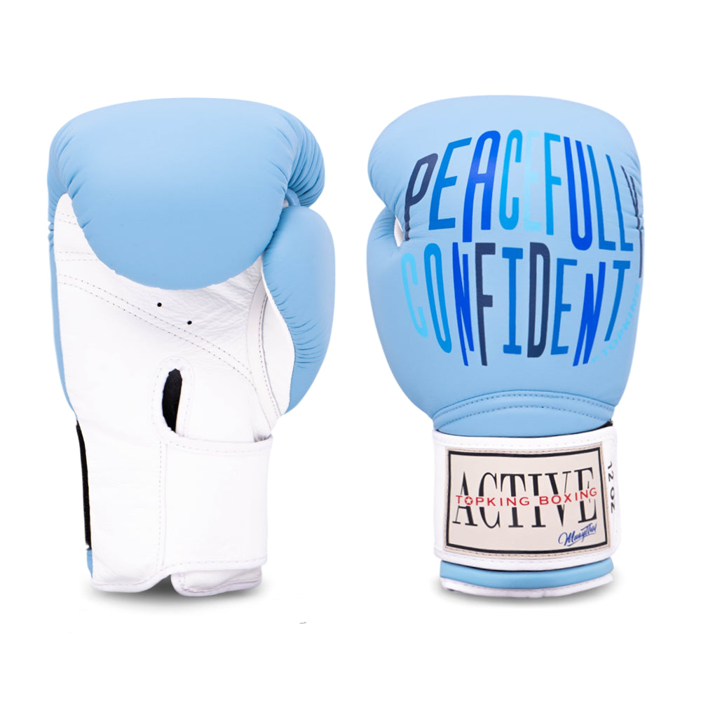 TOPKING GLOVES BLUE ACTIVE MUAYTHAI