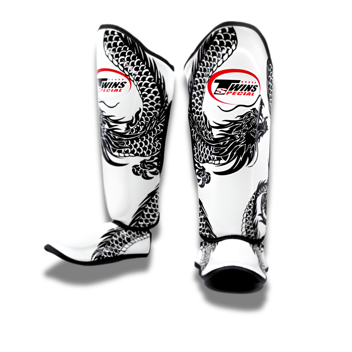 Twins Special - Shin Guards - FSGL10-49 Dragon - White