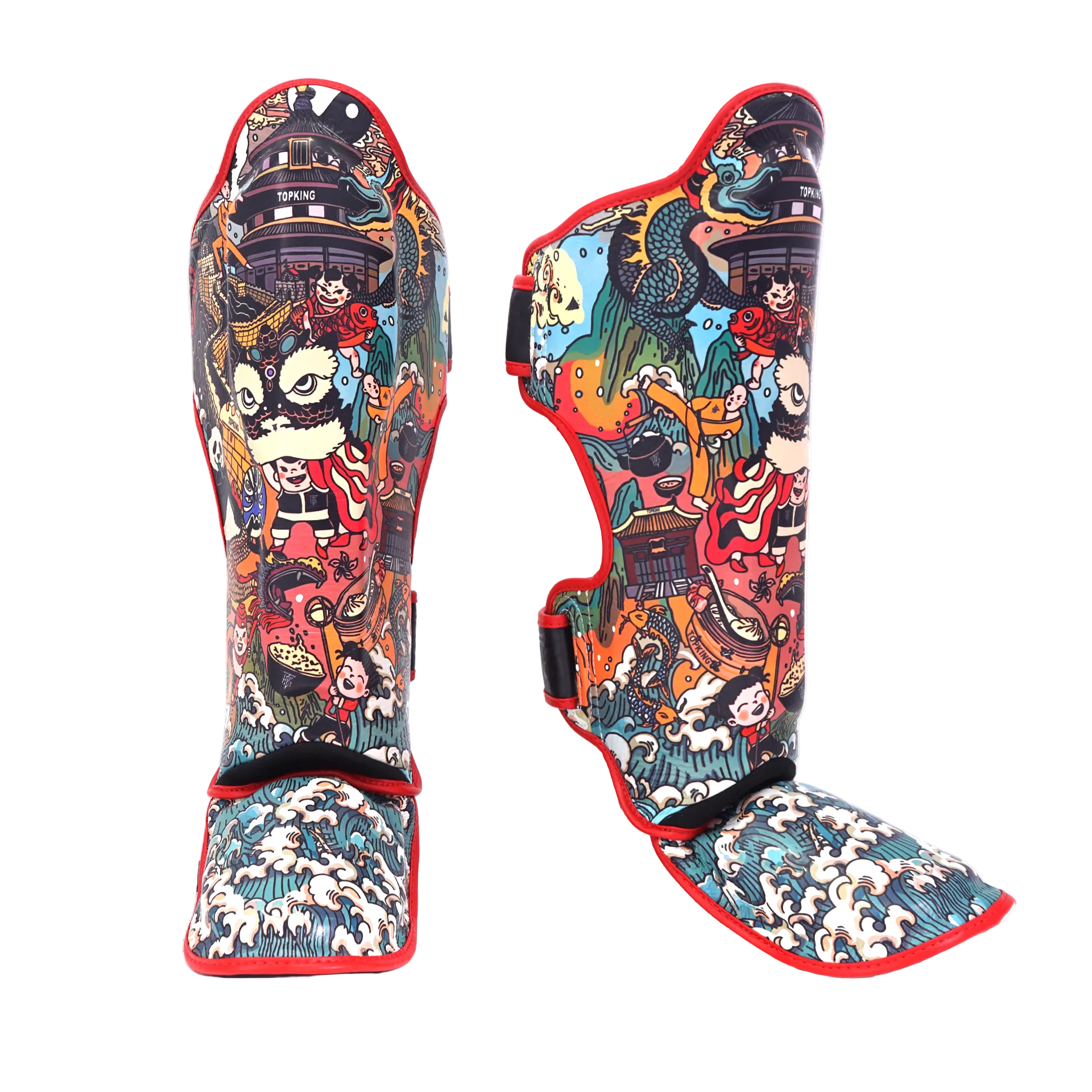 Top King Shin Guards Chinese Culture - KICKPUNCHELBOW