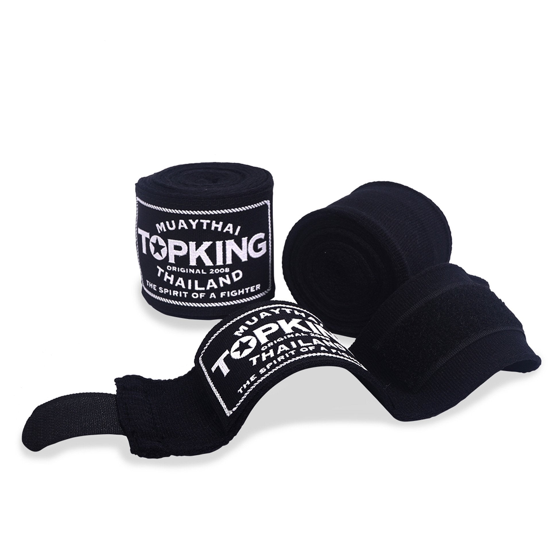 Topking Hand Wrap (Elastic Cotton) 4.5m Black
