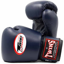 Twins Special BGVL3 Velcro Boxing Gloves - Navy