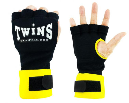 Twins Quick Wraps Yellow - KICKPUNCHELBOW