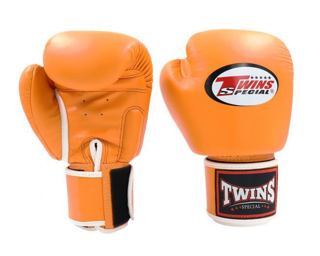 Twins Special BGVL3 Velcro Boxing Gloves Orange - KICKPUNCHELBOW