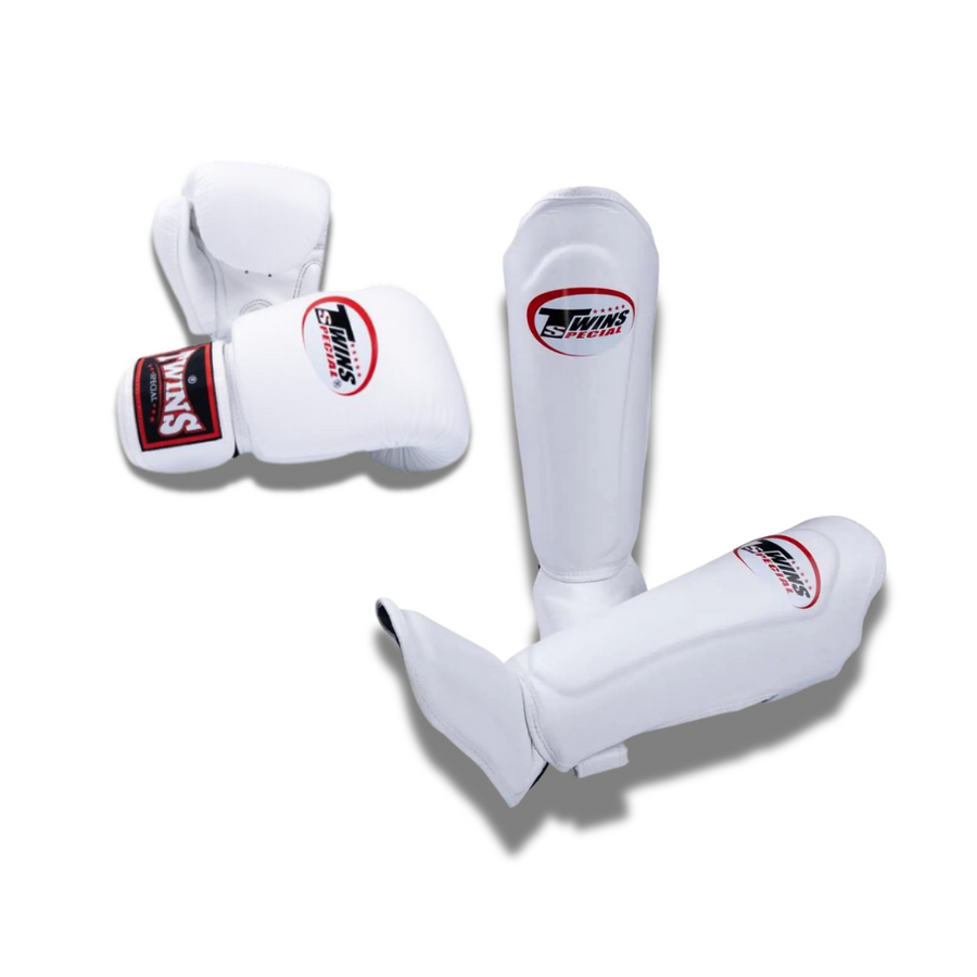 Twins Special Sparring Set SGL10 White - KICKPUNCHELBOW