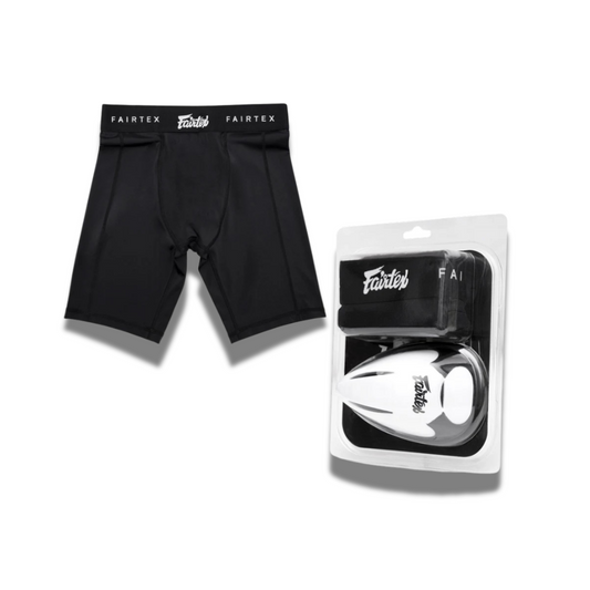 Fairtex Groin Guards Tight Shorts with Guard/Cup - KICKPUNCHELBOW