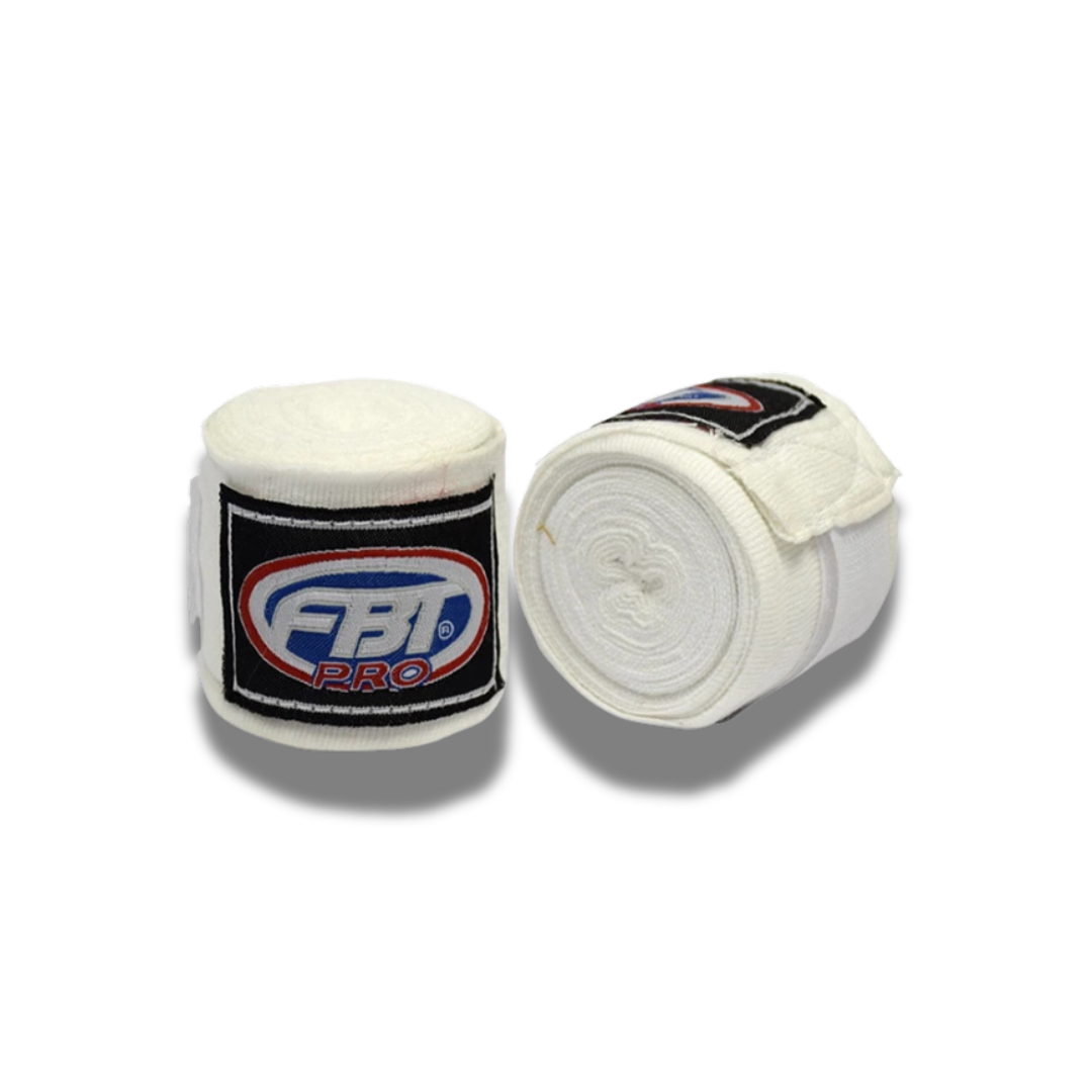 FBT Hand Wraps White 3.5m/4m