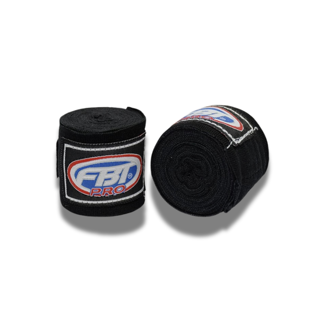 FBT Hand Wraps Black 3.5m/4m