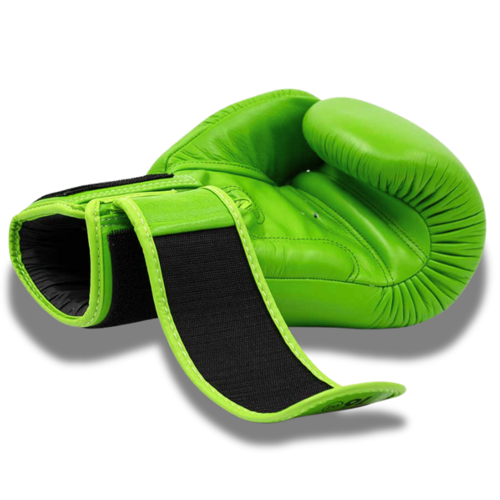 Twins Special - Velcro Boxing Gloves - BGVL3 - Lime Green
