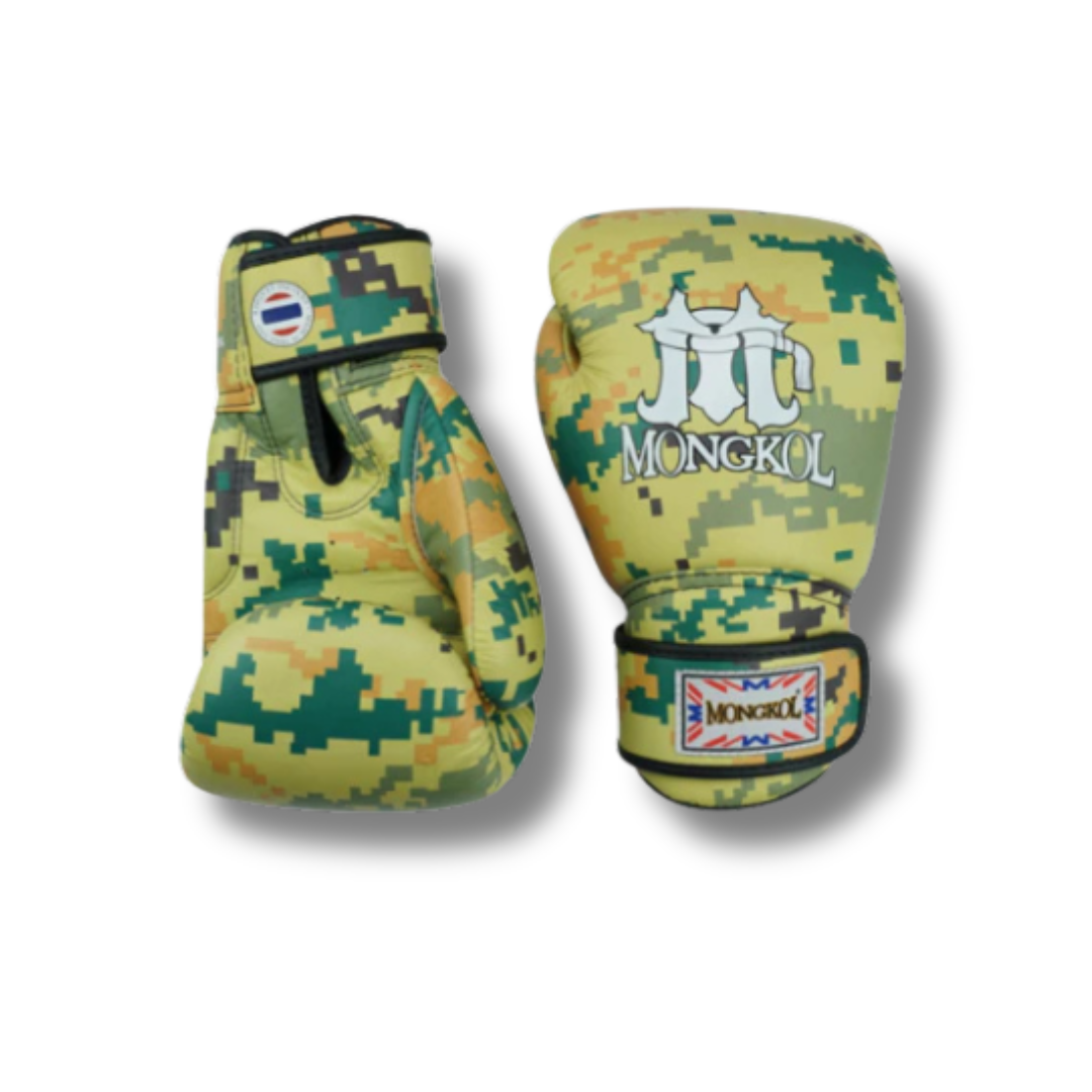Mongkol Tight Fit Boxing Gloves Digital Camo