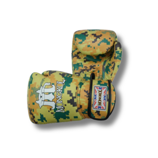 Mongkol Tight Fit Boxing Gloves Digital Camo