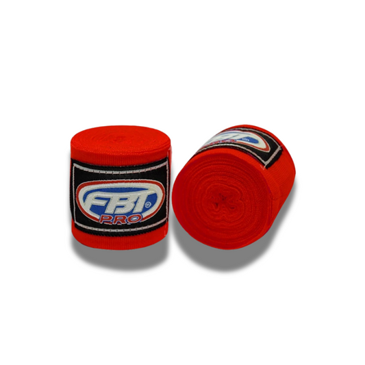 FBT Hand Wraps Red 3.5m/4m