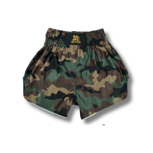 Mongkol Muay Thai Shorts - Camo Wood Land
