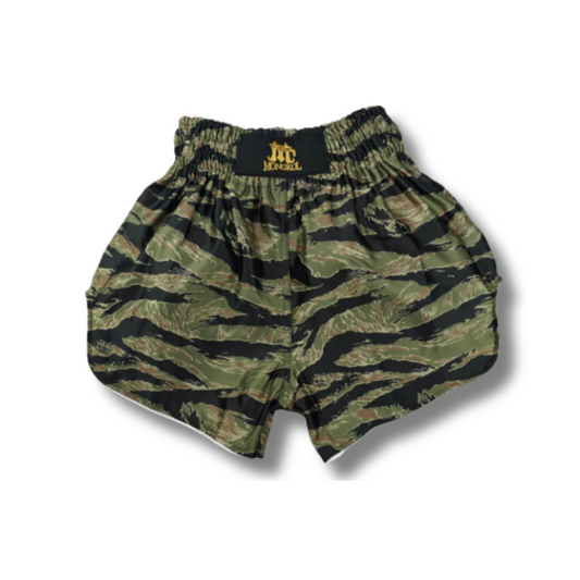 Mongkol Muay Thai Shorts - Camo Tiger Stripes