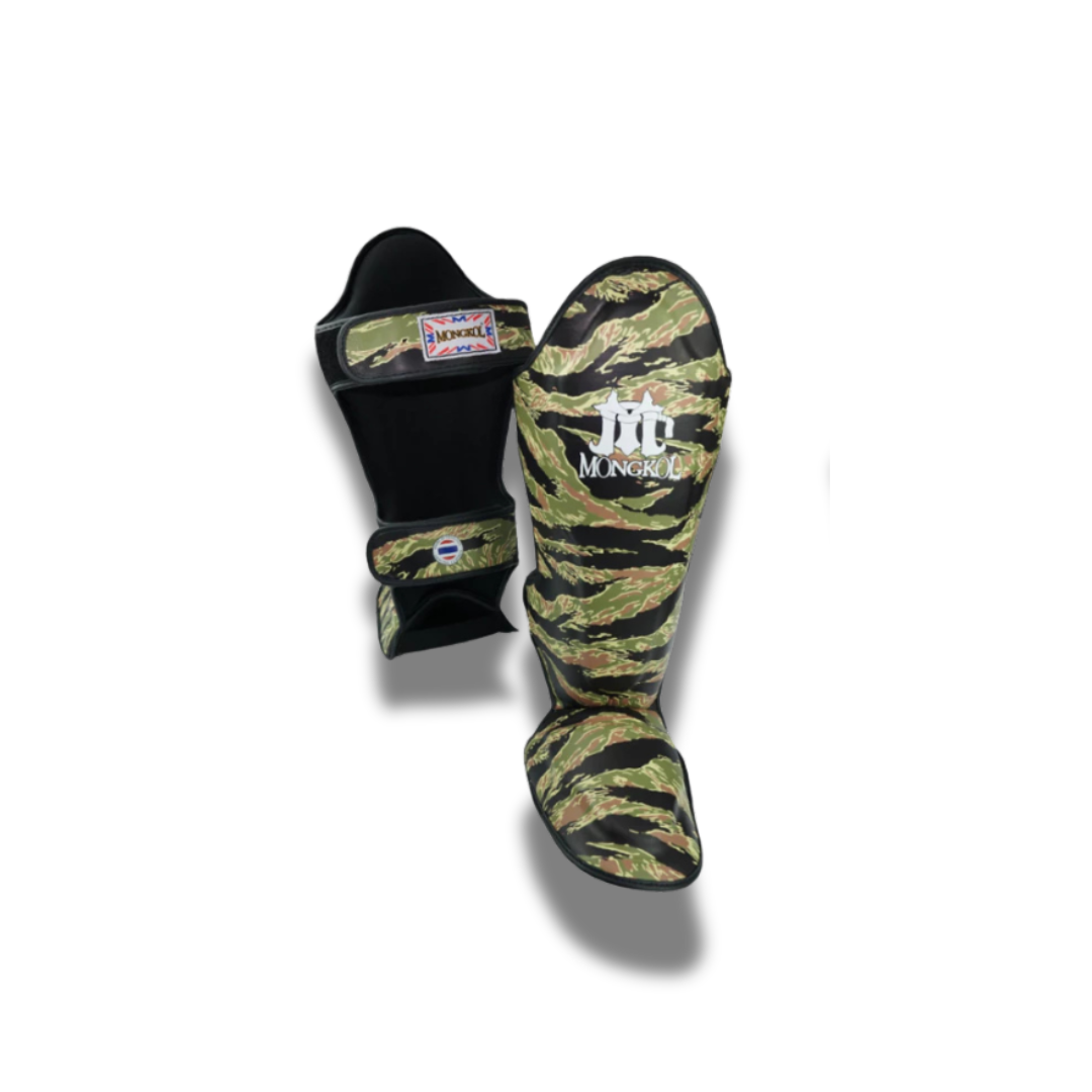 Mongkol Shin guards Camo Tiger Stripes