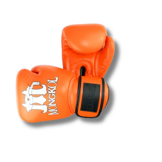 Mongkol Tight Fit Boxing Gloves Orange