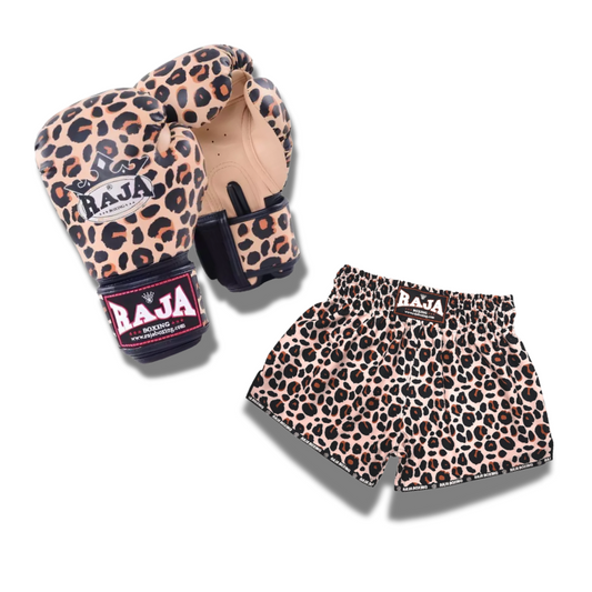 Raja Fancy set - Leopard Authentic Leather