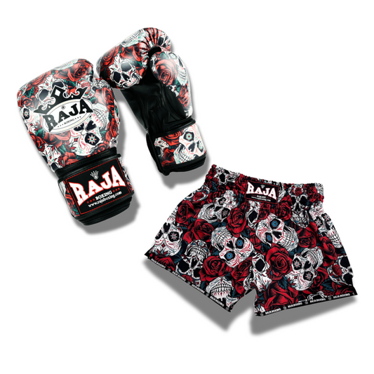 Raja Fancy set -Skull and Rose Semi leather
