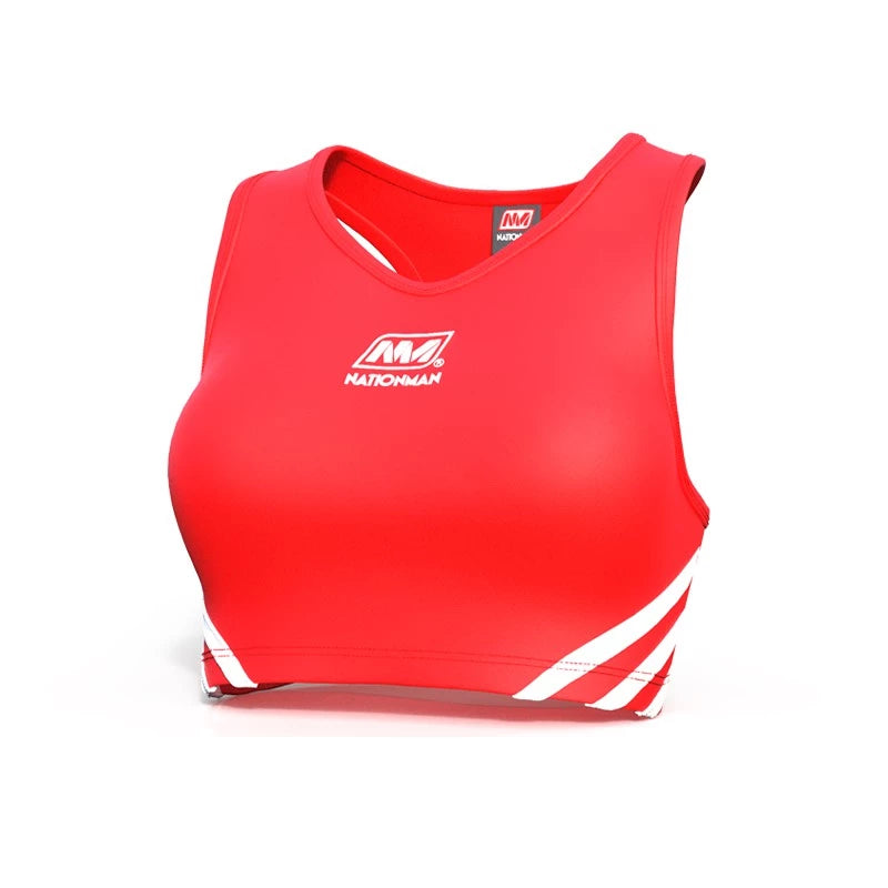 Nationman sports Bra Red