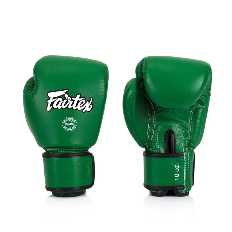 Fairtex Boxing Gloves Slim Wrist Green