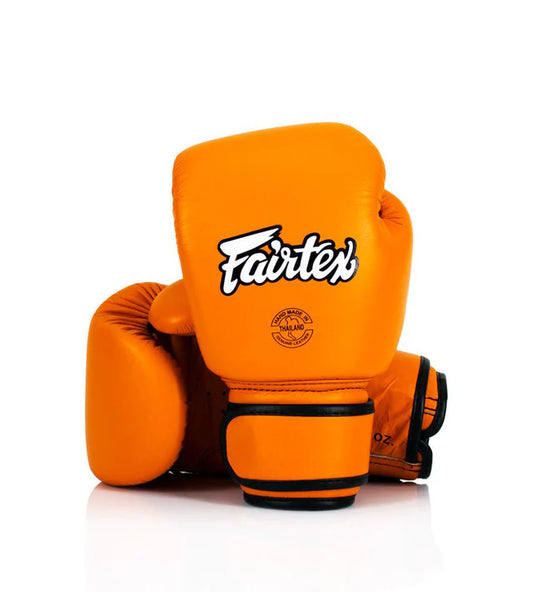 Fairtex Boxing Gloves Slim Wrist Orange