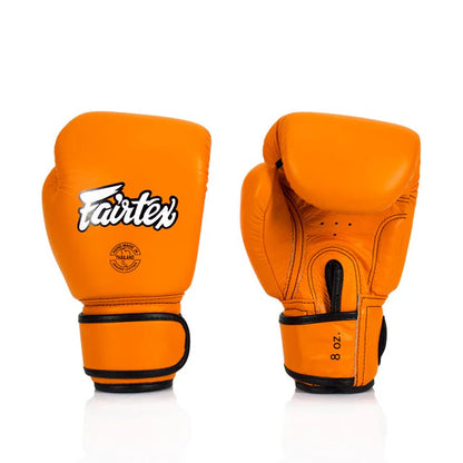 Fairtex Boxing Gloves Slim Wrist Orange