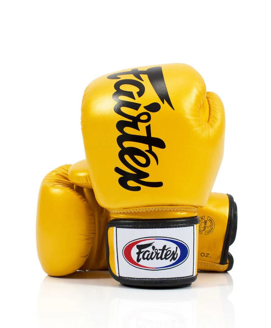 Fairtex Gloves - Tight Fit Deluxe Yellow