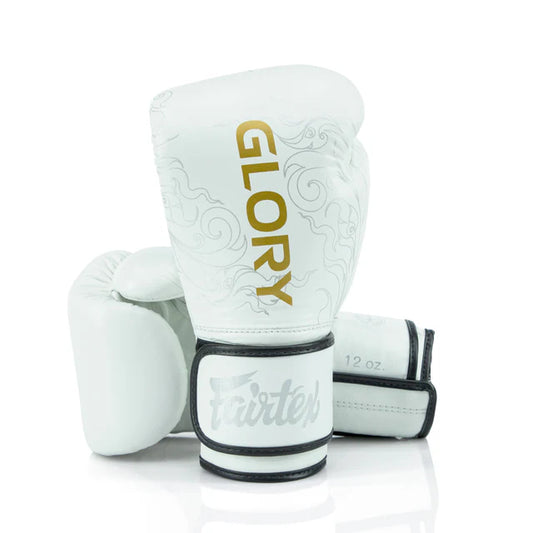 Fairtex Gloves X Glory Competition Gloves Fancy White