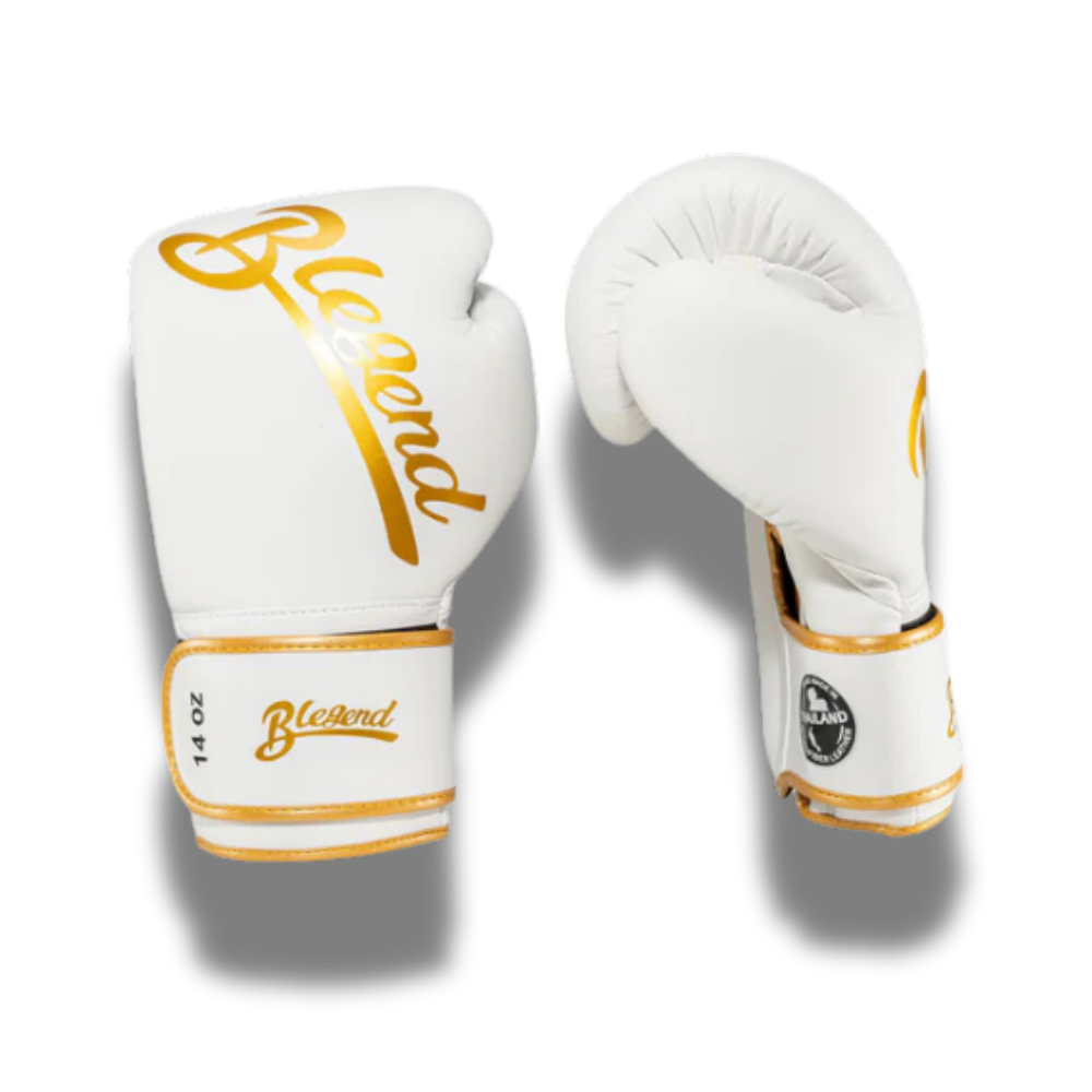 Blegend Boxing Gloves BGL32 Ultimate Velcro White