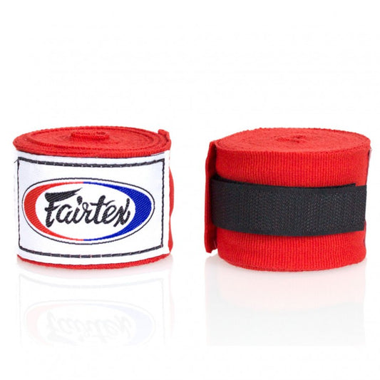 Fairtex HW2 4.5M Hand Wraps Red - KICKPUNCHELBOW