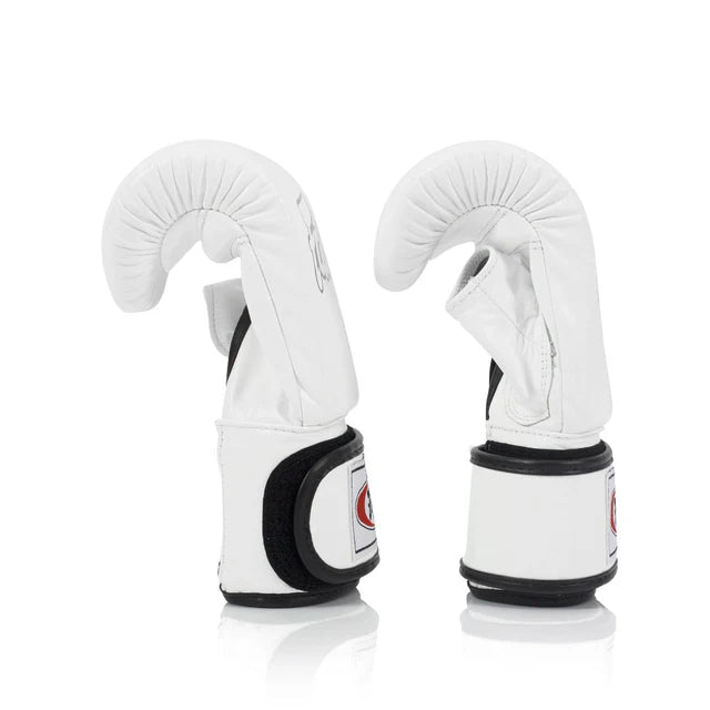 Fairtex Bag Mitts - Open Thumb White