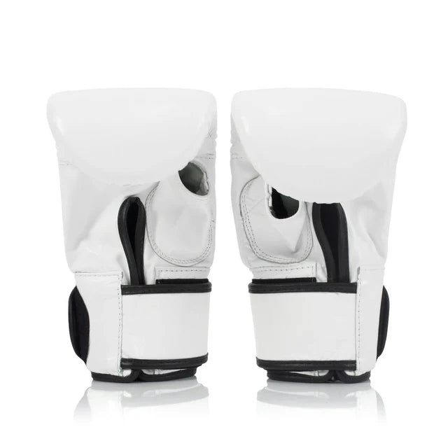 Fairtex Bag Mitts - Open Thumb White